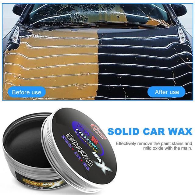 Senior Black Car Wax Polish Paint Care Waterproof Scratch Repair Car  Maintenance Crystal Hard Car Wax